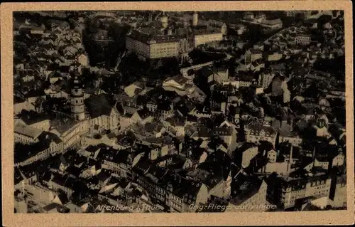 Ak Altenburg in Thüringen, Fliegeraufnahme der Stadt