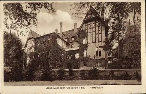 Ak Glauchau in Sachsen, Genesungsheim, Rümpfwald