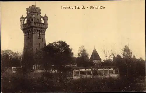 Ak Frankfurt an der Oder, Kleist-Höhe, Kleistturm