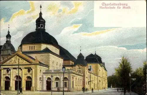 Ak Berlin Charlottenburg, Hochschule für Musik