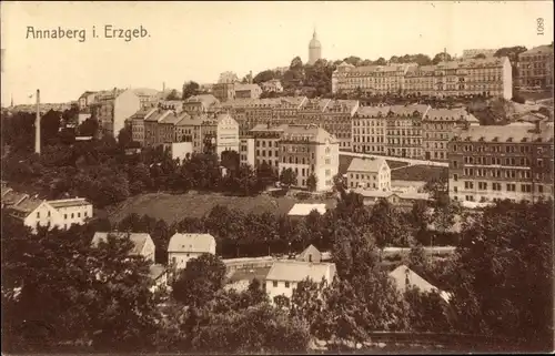 Ak Annaberg Buchholz im Erzgebirge, Teilansicht