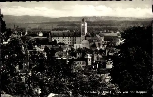 Ak Sonneberg in Thüringen, Blick von der Kappel
