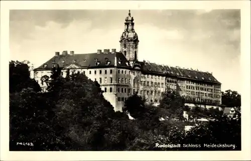 Ak Rudolstadt Thüringen, Schloss Heidecksburg