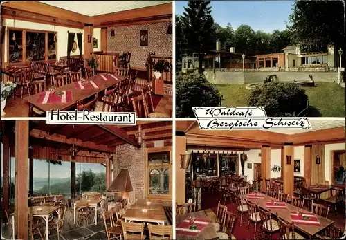 Ak Oberstaat Engelskirchen Oberbergischer Kreis, Hotel Restaurant, Waldcafé Bergische Schweiz