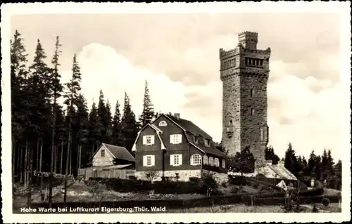 Ak Elgersburg in Thüringen, Aussichtsturm, Hohe Warte