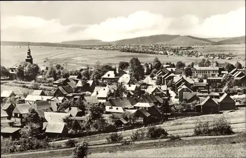 Ak Böhlen Großbreitenbach in Thüringen, Panorama vom Ort