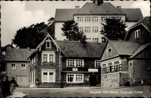 Ak Altenfeld Großbreitenbach in Thüringen, Haus des Volkes, Außenansicht