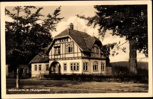 Ak Elgersburg in Thüringen, Mönchhof, Waldgasthaus