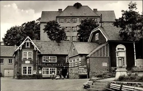 Ak Altenfeld Großbreitenbach in Thüringen, Gasthaus Haus des Volkes