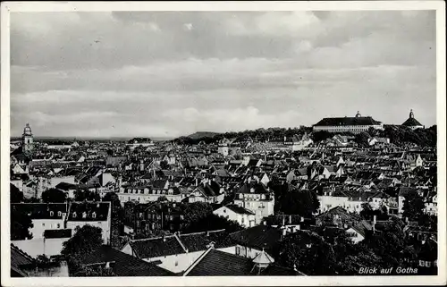 Ak Gotha in Thüringen, Blick auf die Stadt