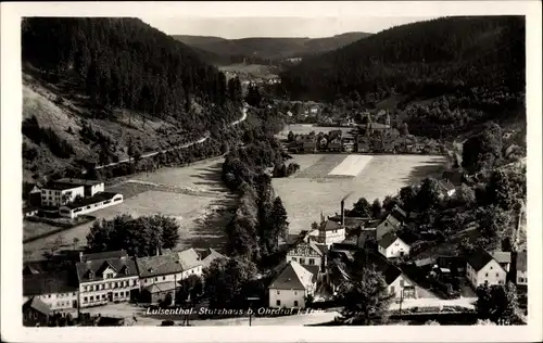 Ak Stutzhaus Luisenthal im Thüringer Wald, Ortspanorama