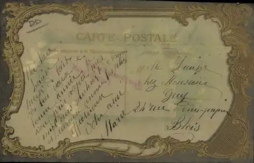 Zelluloid Ak Margeriten, Blumen, Kitsch