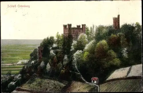 Ak Ortenberg in Baden, Schloss Ortenberg