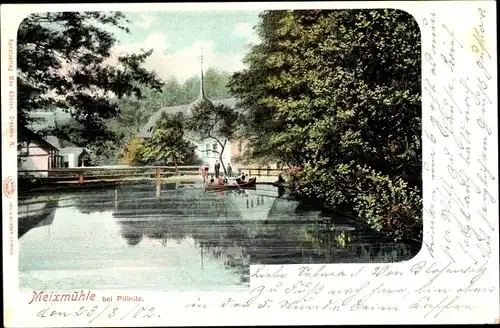 Ak Dresden Pillnitz, Meixmühle im Friedrichsgrund