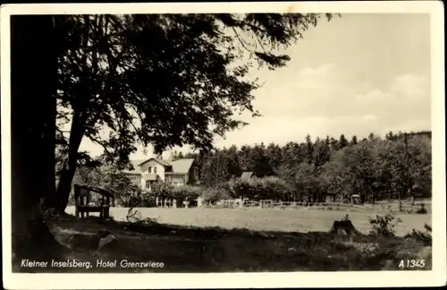Ak Brotterode in Thüringen, Kleiner Inselsberg, Hotel Grenzwiese