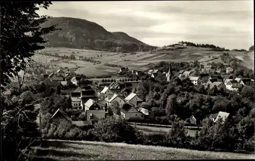 Ak Schmerbach Waltershausen in Thüringen, Blick zum Wartberg