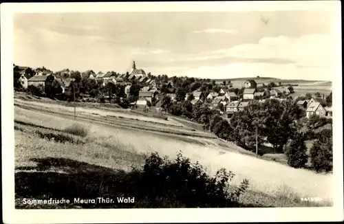 Ak Meura im Thüringer Wald, Panorama