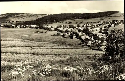 Ak Cursdorf in Thüringen, Panorama mit Fröbelturm