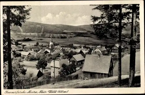 Ak Meura im Thüringer Wald, Ortsansicht