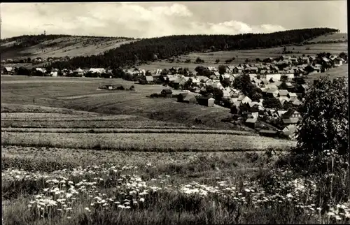 Ak Cursdorf in Thüringen, Panorama mit Fröbelturm