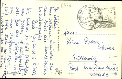 Ak Lauscha in Thüringen, Panorama