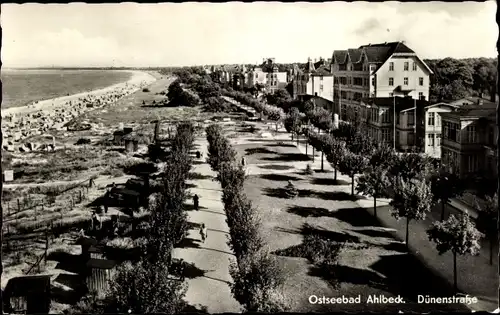 Ak Ostseebad Ahlbeck Heringsdorf auf Usedom, Dünenstraße