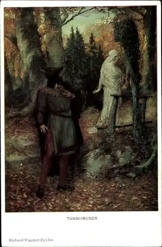 Künstler Ak Leeke, Ferd., Tannhäuser, Richard Wagner Zyklus