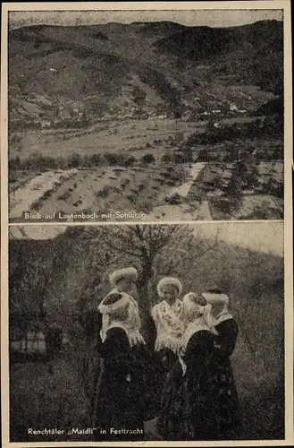 Ak Lauterbach im Schwarzwald, Sohlberg, Renchtäler Maidl
