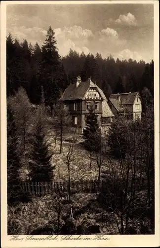 Ak Schierke Wernigerode am Harz, Haus Sonnenblick