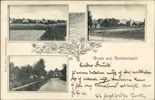 Ak Reichenbach Callenberg in Sachsen, Ortsansichten