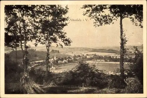 Ak Altensalz Neuensalz Vogtland, Ort mit Umgebung