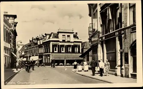 Ak Almelo Overijssel Niederlande, Grootestraat