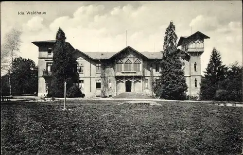 Ak Waldhaus Mohlsdorf Teichwolframsdorf in Thüringen, Jagdschloss Ida Waldhaus