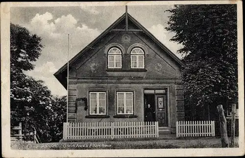 Ak Hamburg Mitte Finkenwerder, Gorch Fock' s Elternhaus