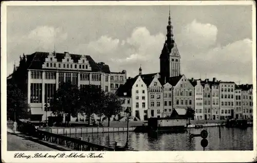Ak Elbląg Elbing Westpreußen, St. Nikolai Kirche