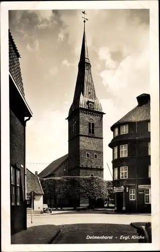 Ak Delmenhorst in Oldenburg, Evang. Kirche