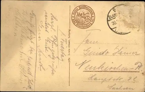 Ak Bad Blankenburg in Thüringen, Blick auf den Ort