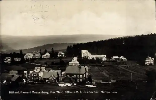 Ak Masserberg in Thüringen, Blick vom Karl Marien Turm