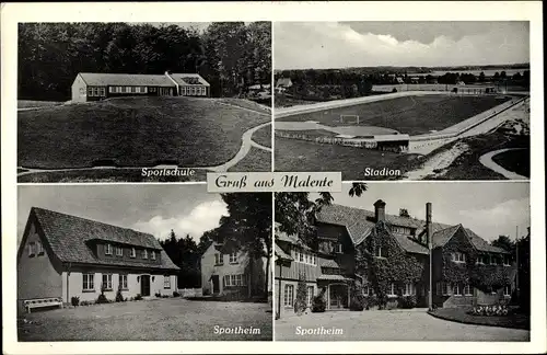 Ak Malente in Ostholstein, Sportschule, Stadion, Sportheim