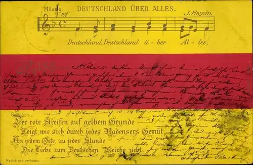 Lied Ak Deutschland über Alles, Haydn