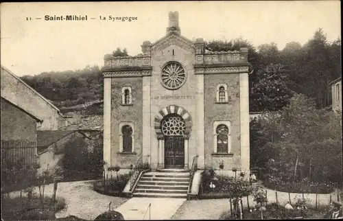Judaika Ak Saint Mihiel Meuse, La Synagogue, Synagoge