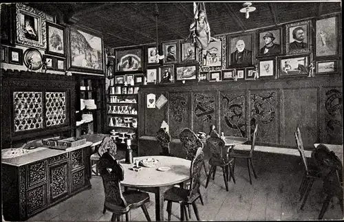 Ak Bozen Bolzano Südtirol, Batzen Häusl, Innenansicht