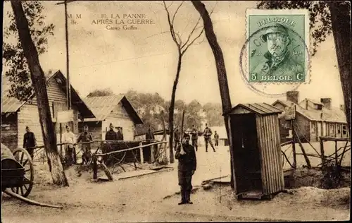 Ak La Panne De Panne Westflandern, Apres la Guerre, Camp Goffin