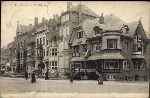 Ak La Panne De Panne Westflandern, La Digue
