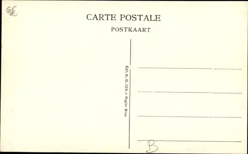 Ak Messines Mesen Westflandern, L'institution Royale et l'Eglise