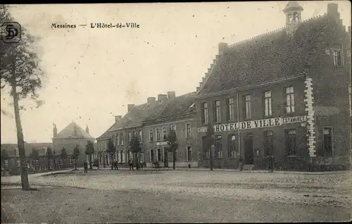 Ak Messines Mesen Westflandern, Hotel de Ville