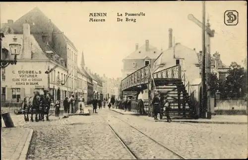 Ak Menin Menen Meenen Lys Westflandern, Brug