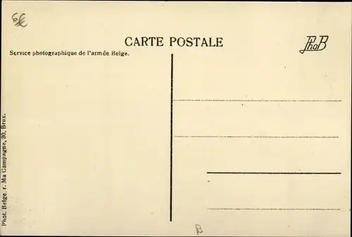 Ak Ramskapelle Ramscapelle Nieuwpoort Westflandern, Inondations au passage a St-Georges, 1917