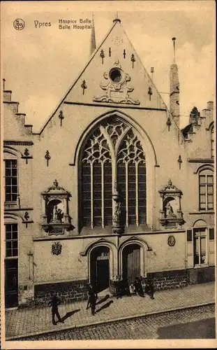 Ak Ypres Ypern Flandern, Hospice Belle
