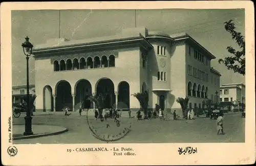 Ak Casablanca Marokko, la Poste